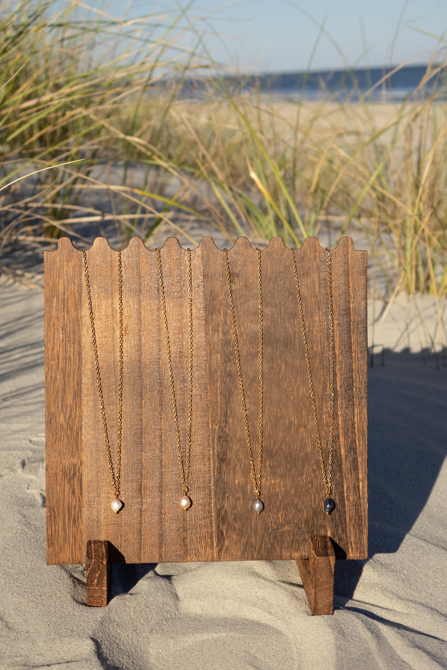 Single Drop White Pearl Necklace