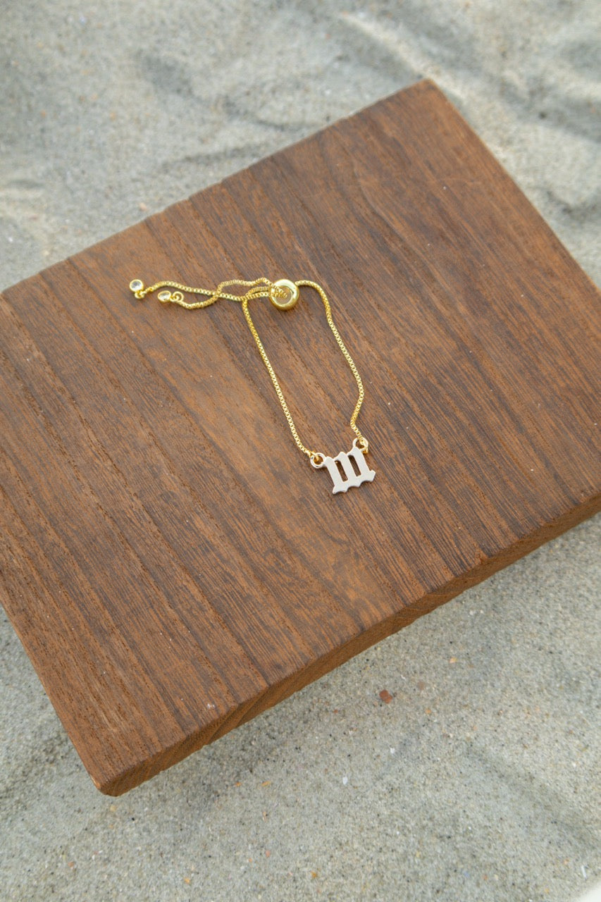 Angel Numbers Pull Chain Bracelet