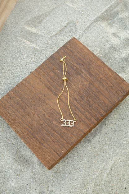 Angel Numbers Pull Chain Bracelet