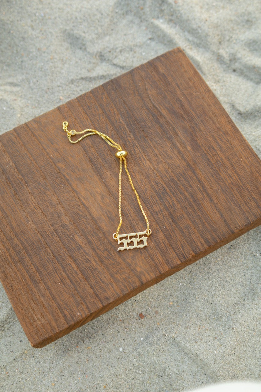 Angel Numbers Pull Chain Bracelet