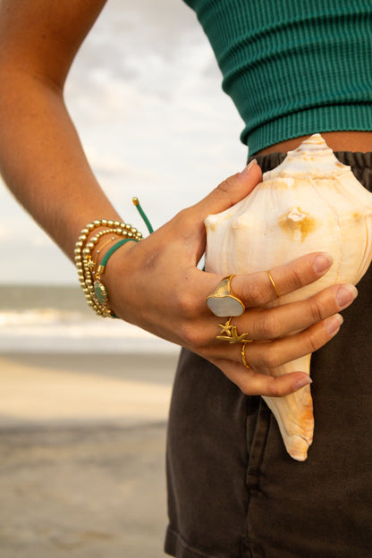 Double Starfish Ring