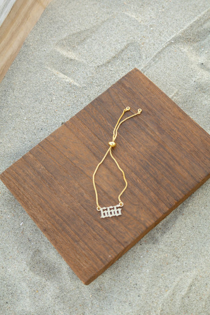 Angel Numbers Pull Chain Bracelet