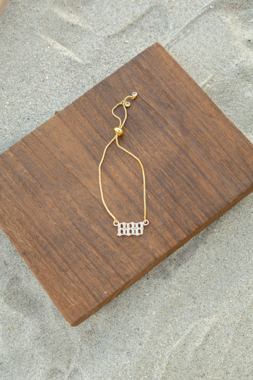 Angel Numbers Pull Chain Bracelet