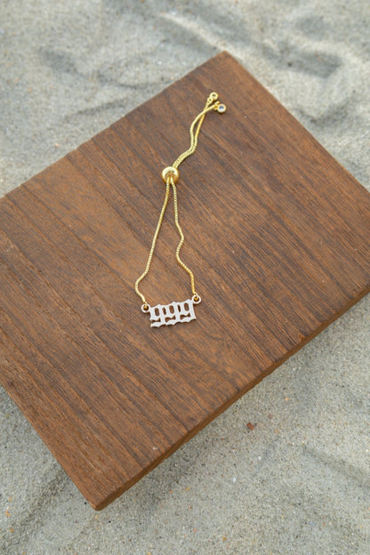 Angel Numbers Pull Chain Bracelet