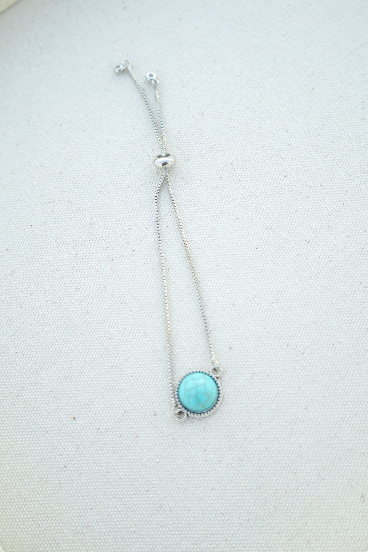 Arizona Turquoise Pull Chain Bracelet