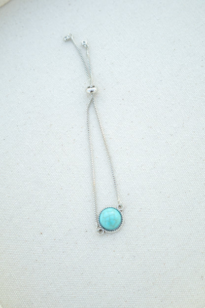 Arizona Turquoise Pull Chain Bracelet