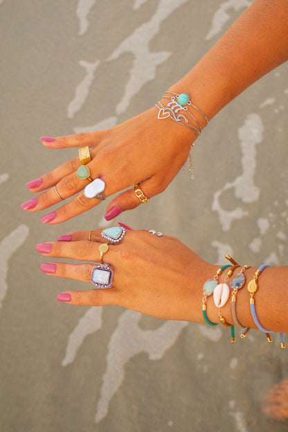 Nautilus Shell Rope Bracelet