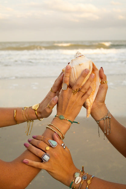 Twisted Gold Stack Ring