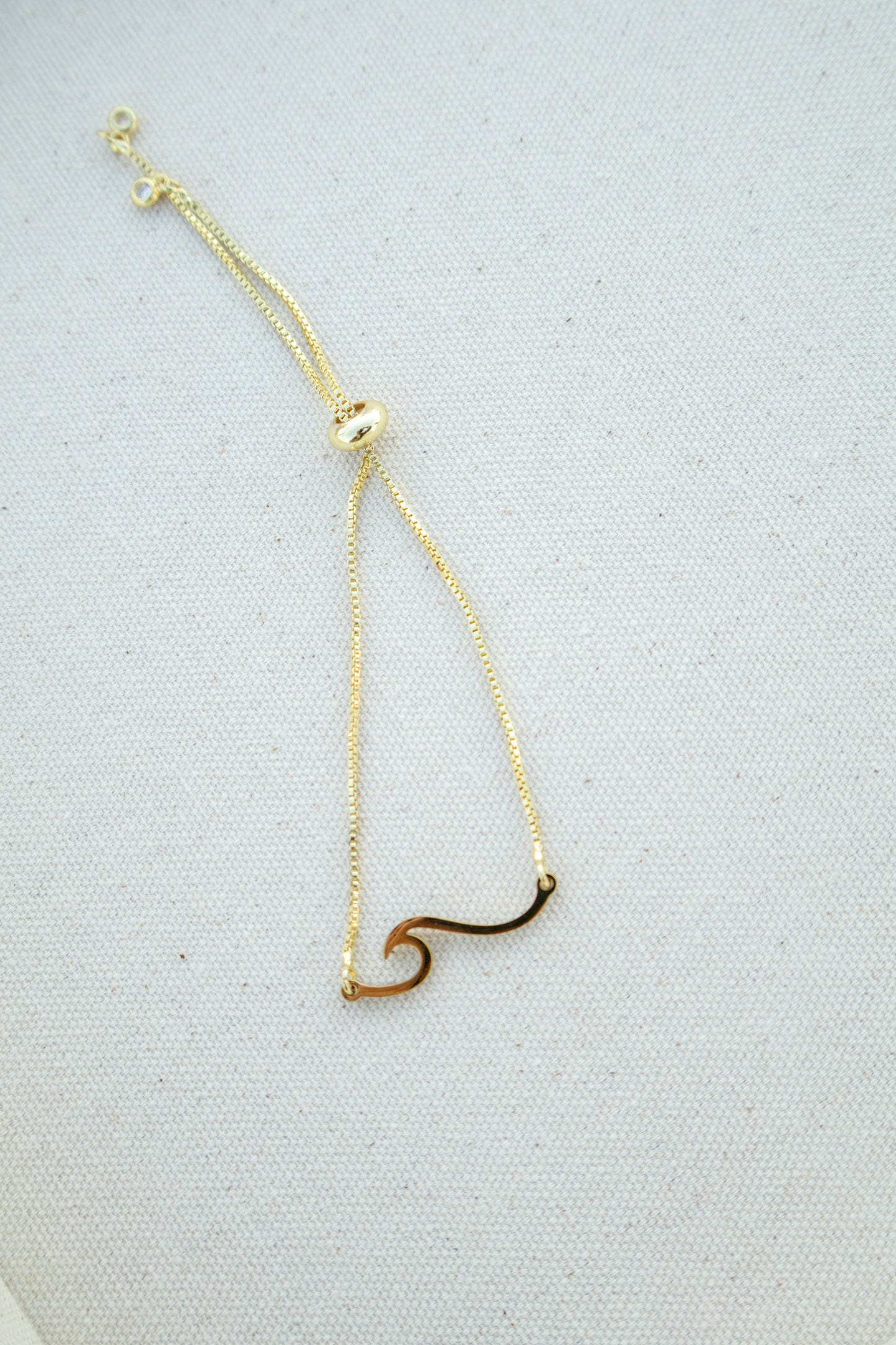 Wave Pull Chain Bracelet