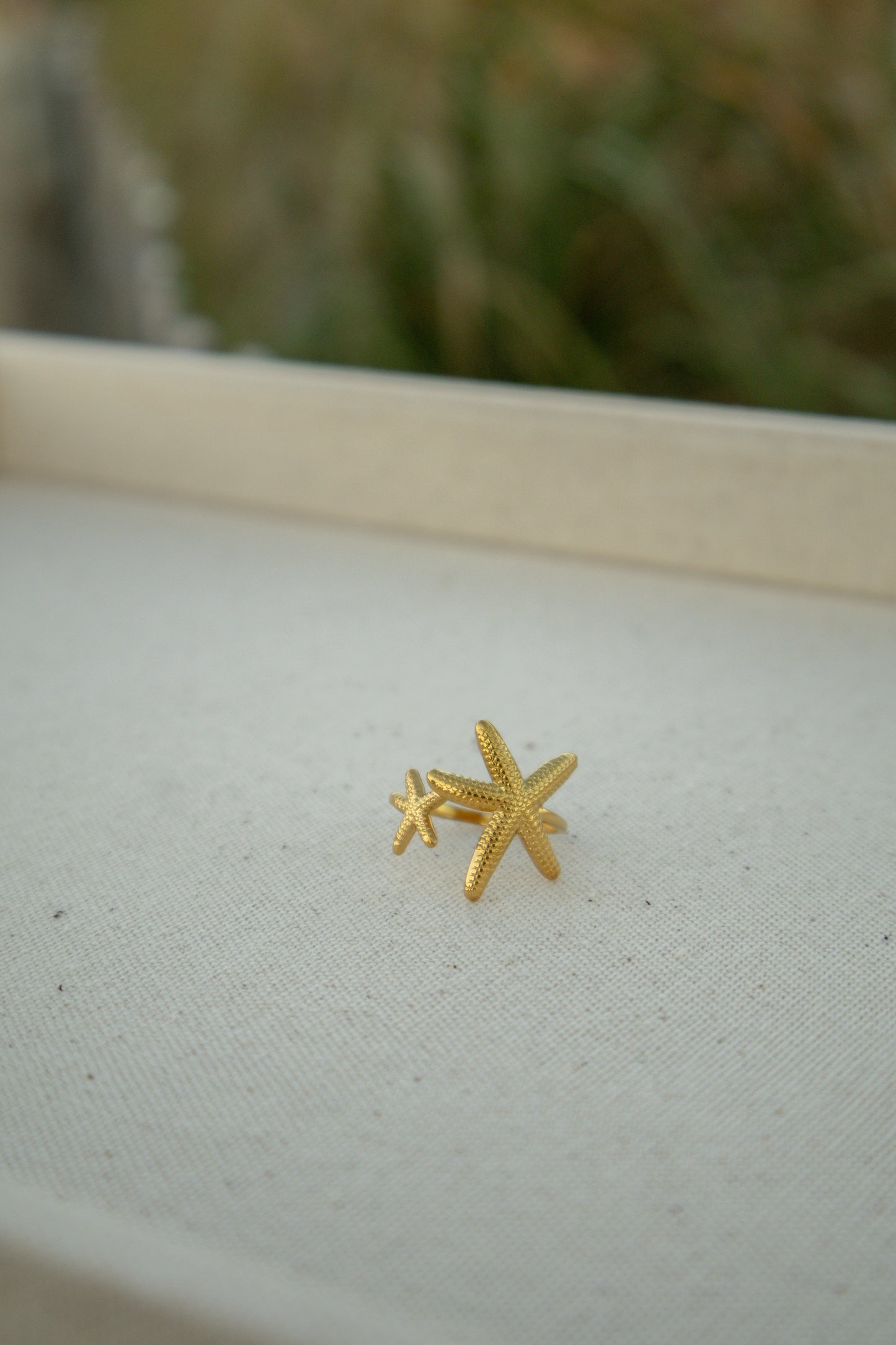 Double Starfish Ring