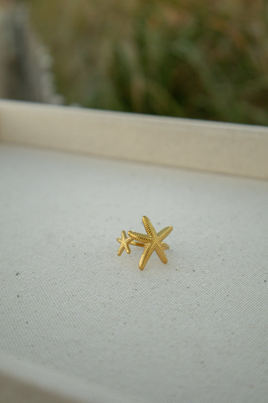 Double Starfish Ring