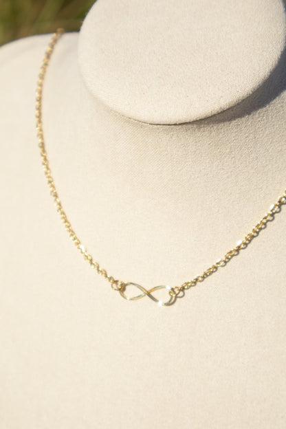 Gold Infinity Necklace